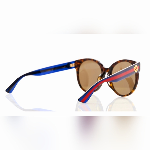 ❌️SOLD❌️🎉Gucci 00G5S Acetate Round Web Sunglasses Unisex - Picture 5 of 11